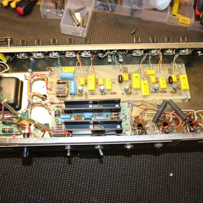 1978 Music Man HD-130 bass head with 2x12 RH cab image 14