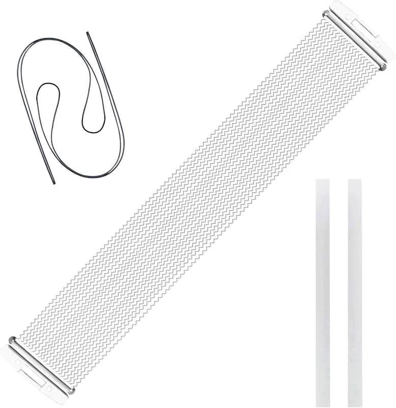 Snare Drum Wires Snare Wire Drum Wire-20 Strand 14 Inch, Snare Drum Accessories with Snare Wire Straps (Silver 20 Strand) image 1