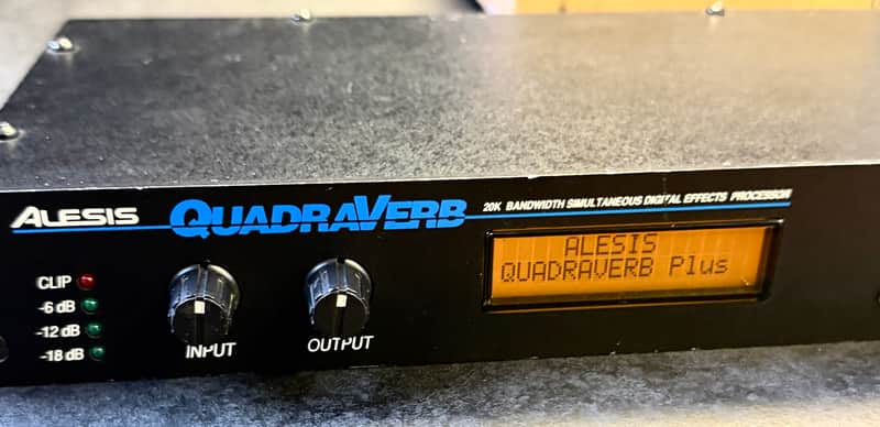 Alesis QuadraVerb PLUS Ver 2.03 Vintage Digital Effects Processor Shoegaze Reverb My Bloody Valentine image 1