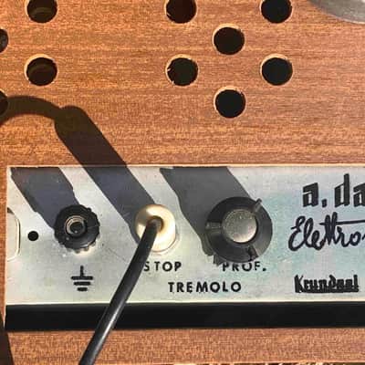 Vintage 1959 Davoli Krundaal DTE 1051 T – Rare Italian 12W Tube Combo with Tremolo image 9