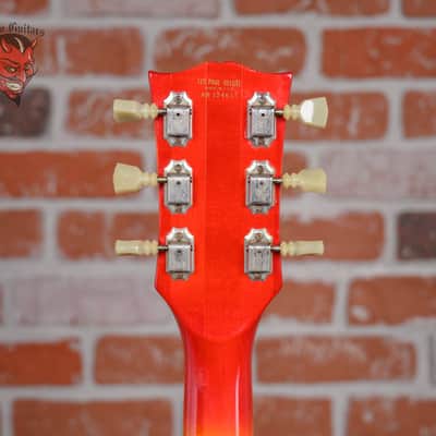 Gibson Les Paul Deluxe Plain Maple Top Cherry Sunburst 1976 w/Hard Shell Case image 10