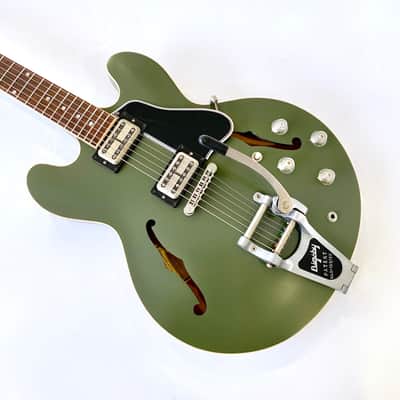 Gibson ES-335 Chris Cornell Signature 2019 Olive Drab Green 15/250 Bigsby image 8
