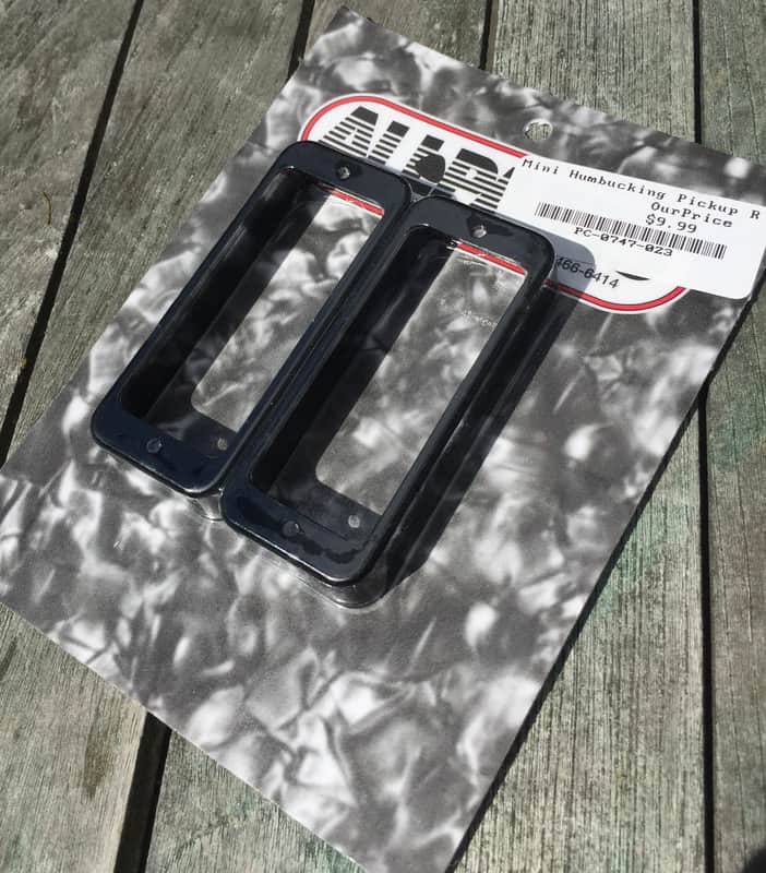Allparts Humbucker Pickup Rings Set Curved image 1
