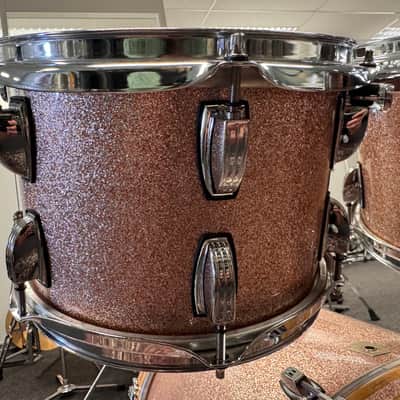 Ludwig Classic Maple Bop Drums 10" - 12" - 14" - 18" - Champagne Sparkle image 3