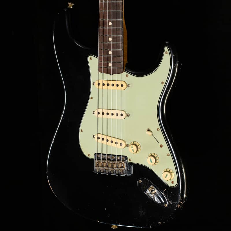 Fender Custom Shop Masterbuilt Andy Hicks True '62 Strat Journeyman Relic Black Brazilian '59 C (466) image 1