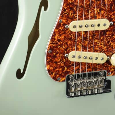 Immagine Fender American Professional II Stratocaster Thinline Transparent Surf Green Rosewood Fingerboard - 3