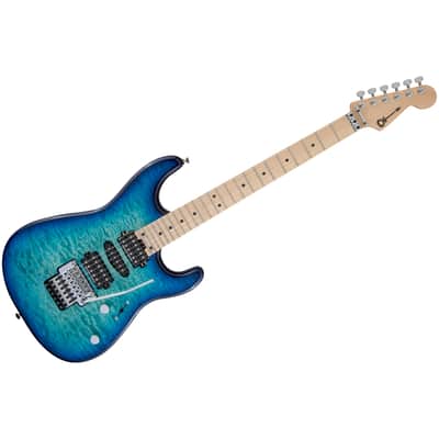 MJ SAN DIMAS STYLE 1 HSH FR M QM Carribean Burst Charvel image 1
