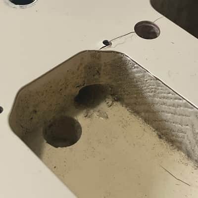 1980's Matsumoku Era Made in Japan Kramer Focus 2000 Aged White Guitar Body Floyd Ready image 9