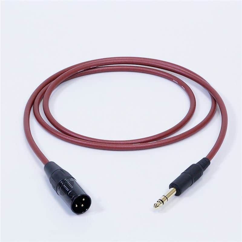 Noah'sark PASSGO RED TXM Cable (5.0m) (Passgo Red) (Line Cable/Monitor Speaker Cable) (TRS-XLR Male) (6.3mm (3-pole) - XLR (M)) (Made in Japan) image 1