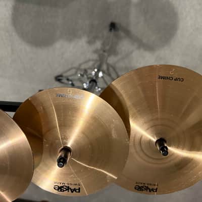 Paiste 5pc 2002 Cup Chime Cymbal Set (#1, 2, 4, 6, 7) with tree holder image 4