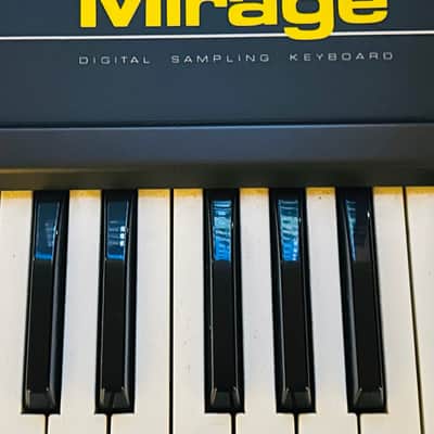 Ensoniq Mirage 8-Bit Sampler Keyboard – Excellent Condition – OLED Gotek Mod & Manuals - Rare Collector Package image 3