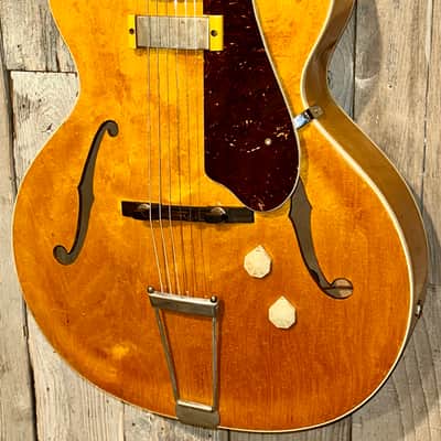 1950's Epiphone Century E422 Hollowbody Natural Blonde Arch Top Jazz Box, Pro Setup & Ships Fast ! image 5