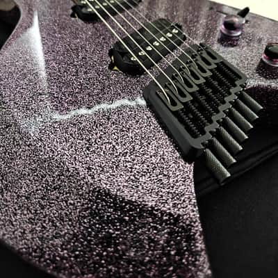 Ormsby Headless Goliath 7 GTR Run 17 Lavender Sparkle Multiscale 7 String image 12