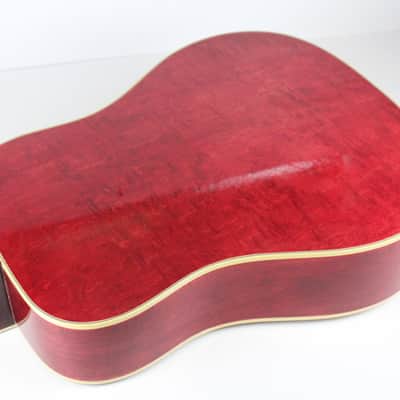 1968 Gibson Dove Vintage Acoustic Guitar Cherry Sunburst 100% Original w/ OHSC Minty 1960's Dreadnought with Manual image 17