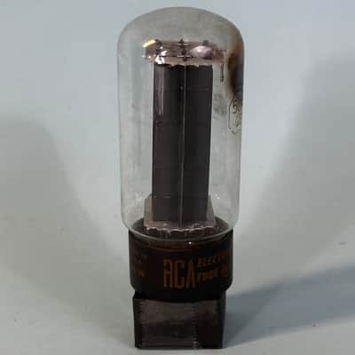 1960 RCA 5U4GB Vintage Black Plate Side Getter Rectifier Tube! T370 image 1
