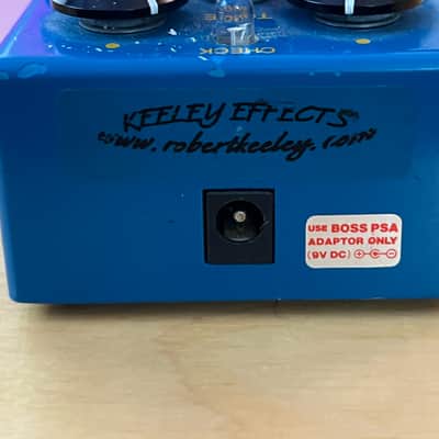 Keeley Boss BD-2 Blues Driver Overdrive with Phat Mod 2010s - Blue image 2