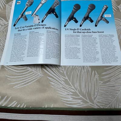 Vintage Electro-Voice Microphones Original Catalog image 8