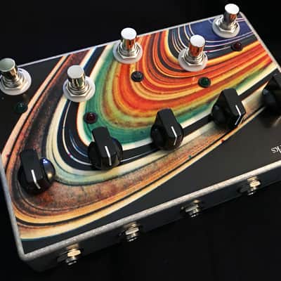 Saturnworks 5 Channel 5:1 Active Mixer Pedal for Guitar + Bass + Keyboard + More with on/off Switches & Neutrik Jacks - Handcrafted in California image 2