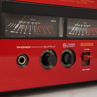 Akai GX-646 Reel-to-Reel Tape Deck Red Serviced w/ Hubs Reel - 1 Year Warranty image 15