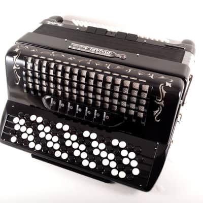 TOP Quality Chromatic Button Accordion Bugari Armando Super Cassotto Extra Banger Exclusive-120 bass image 7