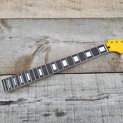 22 Steel Fret Pearloid with Binding rosewood Neck guitar Neck replacement fits OEM Project image 6