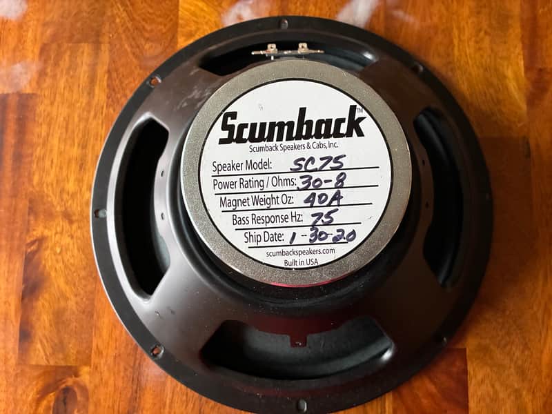Scumback Scumnico SC75 30 W 8 Ohm 12" 2019 - Black image 1