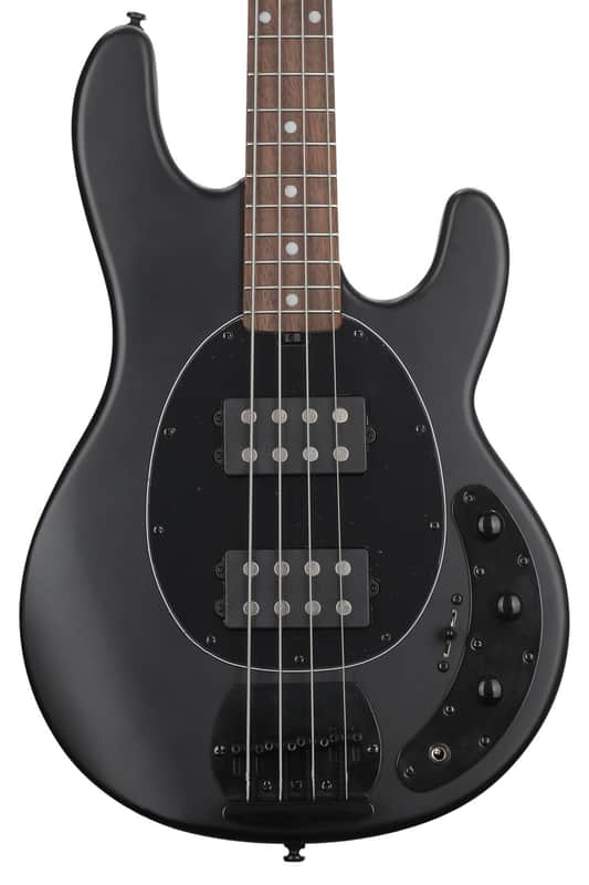 Sterling By Music Man StingRay RAY4HH Bass Guitar - Stealth Black image 1