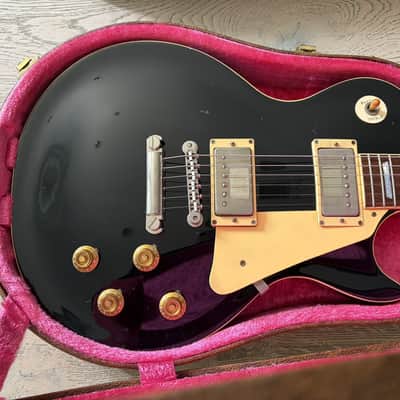 1980 Greco EG900 Super Real Black USA DiMarzio PAFs OHSC Japan Vintage image 1