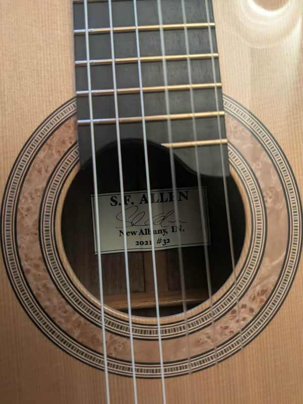 Steve Allen Solid Granadillo and Cedar classical guitar image 1