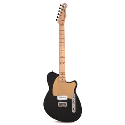 Reverend Charger JR Electric Guitar Midnight Black image 4