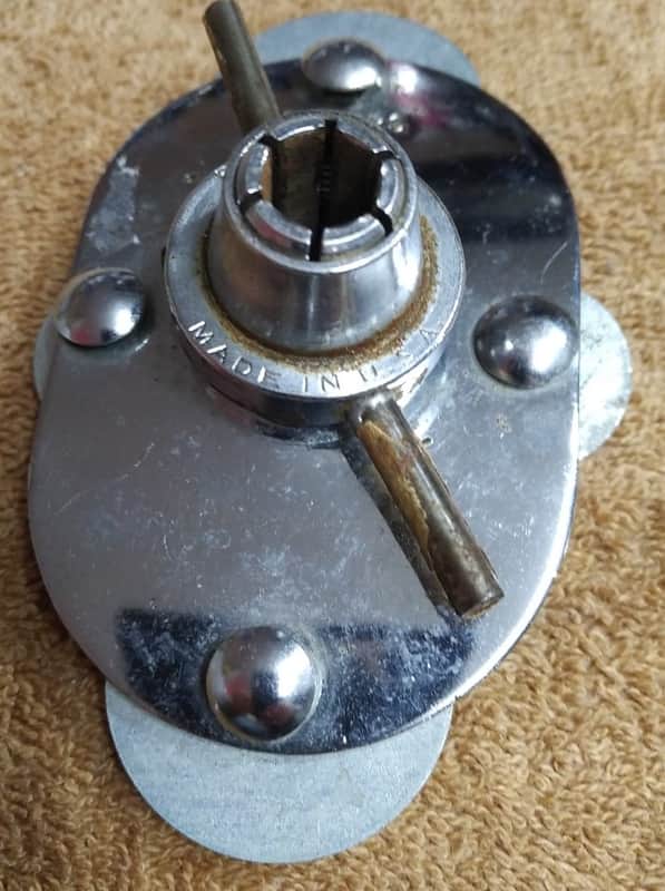 Immagine Rogers Bass Drum Tom Mount 1960's chrome - 1