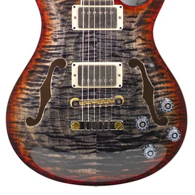 Used 2024 PRS McCarty 594 Hollowbody II Charcoal Cherry Burst #0384874 image 3
