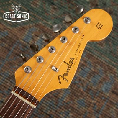 2017 Fender Traditional 60s Stratocaster Made in Japan Rare Candy Tangerine image 11