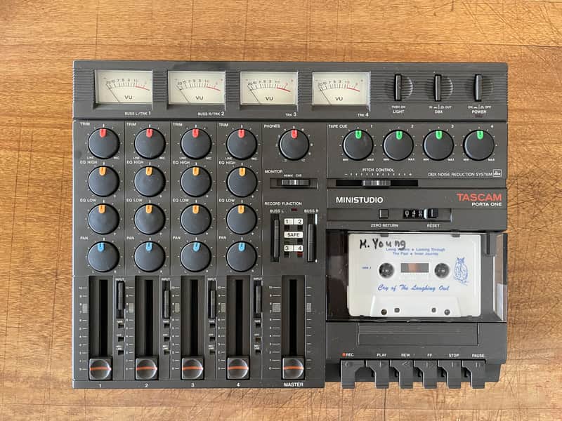 TASCAM Porta One Ministudio 4-Track Cassette Recorder 1980s - Gray image 1