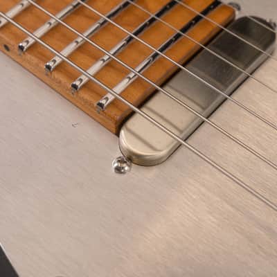 Suhr Modern T Andy Wood Signature Electric Guitar, Roasted Maple Fingerboard, War Black image 6