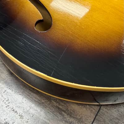 Gibson ES-225T 1955 - 1959 - Sunburst Hollow Body Electric Guitar image 5