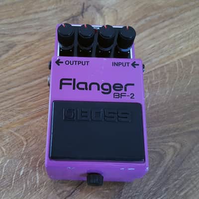 Boss BF-2 Flanger (Black Label) 1983 Vintage MIJ - Purple image 1
