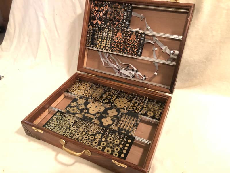 Collection of Folktek Modules Plus Face Plates of Unreleased Folktek Modules in a Case by Arius Blaze image 1