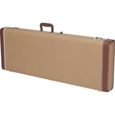 FENDER - G&G Deluxe Jazz Bass Hardshell Case  Tweed with Red Poodle Plush Interior - 0996173400 image 1