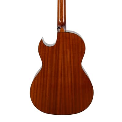 H. Jimenez Colección de Galaxia Cosmic Nebula Bajo Quinto Glossy Turquoise Sparkle Finish Acoustic +Hardshell Case | Authorized Dealer image 4