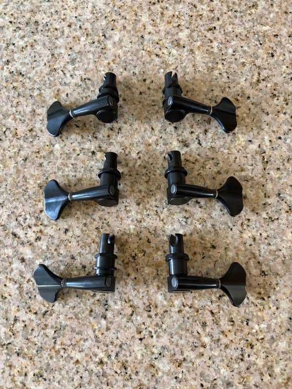Gotoh GB707 Bass Tuners 3+3 Black image 1