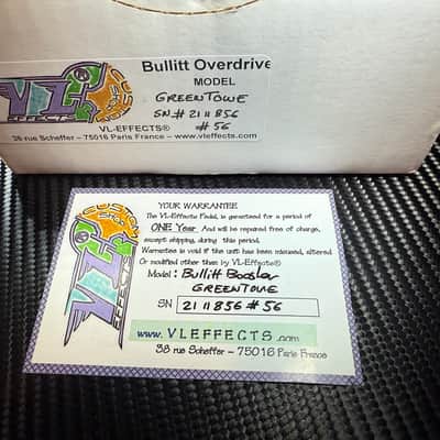 VL Effects Green Tone Bullitt Overdrive-Distortion - Tube Screamer/Dumble Style Overdrive-Booster image 11