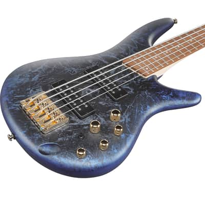 Ibanez SR305EDXCZM SR Standard 5-String Electric Bass – Cosmic Blue Frozen Matte image 6