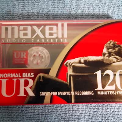 1-90's Maxell UR-120 Type I 120 Mins Normal Bias New Sealed Cassette Tapes Will Combine Shipping image 2