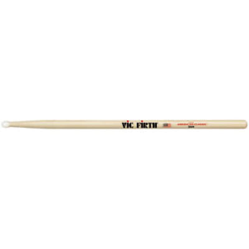 Vic Firth American Classic Hickory 3A Nylon Tip Drumsticks image 1