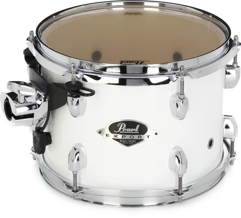 Pearl Export EXX Mounted Tom - 7 inches x 10 inches Pure White image 1