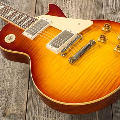 Gibson CUSTOM SHOP M2M LES PAUL STANDARD 1959 REISSUE 2H HT RW #932118 - Murphy Lab Ultra Light Aged Slow Iced Tea Fade image 3
