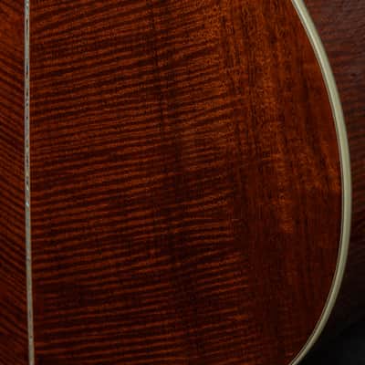 Santa Cruz Custom OM Fiddleback Mahogany / Old Growth Sitka Acoustic Guitar image 12