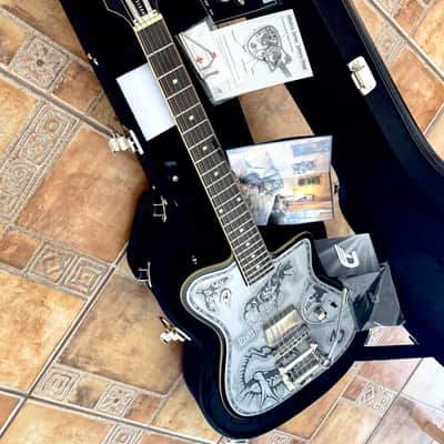 Duesenberg  Johnny Depp Jack Sparrow Limited edition Signature Series Aluminum Tattooed image 9
