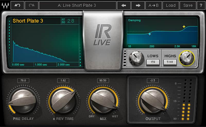 Waves IR-Live Convolution Reverb Plugin image 1